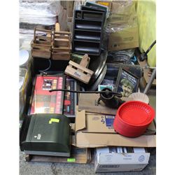 PALLET OF MISC. SIGNS & OTHER MISC. ITEMS