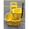 Image 1 : COMMERCIAL MOP BUCKET WITH 1 WET FLOOR SIGN
