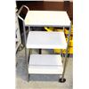Image 1 : 3 SHELF SERVICE CART 20"X15"X36"