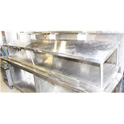 DOUBLE STAINLESS STEEL OVER SHELF.