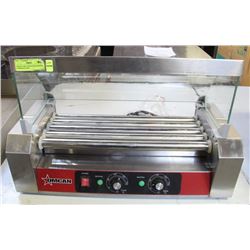 OMCAN 5 ROLLER HOTDOG ROLLER & SNEEZE GUARD