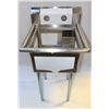 Image 1 : STAINLESS STEEL SINK 1 TUB 18" X18" X11"