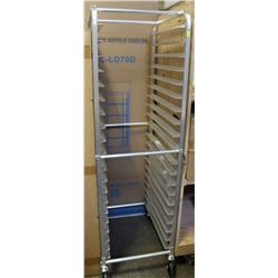 NEW ALUMINUM 20 PAN BUN RACK
