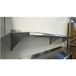 WALL MOUNT SHELF 12"X72" S/S
