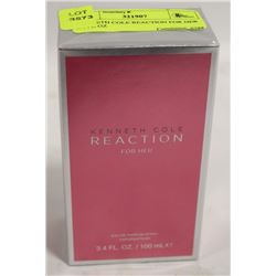 KENNETH COLE REACTION FOR HER 3.4 FL OZ