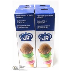 SET OF SIX PORTION SCOOPS