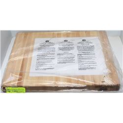 HARD CANADIAN MAPLE CARVING BOARD NEW