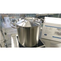 16QT HD STAINLESS STOCK POT INDUCTION CAPABLE