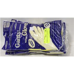 RUBBER GLOVES   XL  LOT OF 12