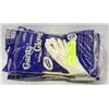 RUBBER GLOVES   XL  LOT OF 12