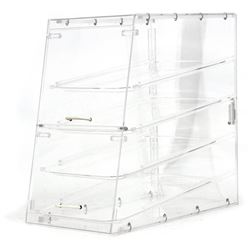 4 TRAY ACRYLIC DISPLAY CASE 13.88" X 24.5" X 24.