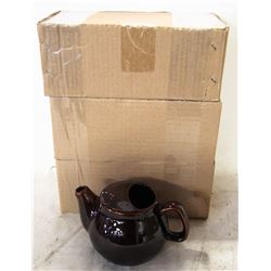 NEW TEAPOT 2 CUP - BROWN - LOT OF 6