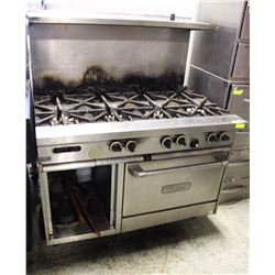 GARLAND 8 BURNER RANGE WITH SINGLE OVEN