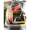 Image 1 : BUS TRAY W/ NEW SILVERWARE , PIE SPATULAS, NEW