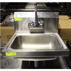 SINGLE S/S COMMERCIAL SINK W/ FAUCET