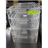 Image 1 : 2 CLEAR-DISPLAY BOXES W/ DRAWERS