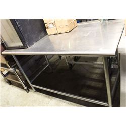 5FT STAINLESS STEEL TABLE