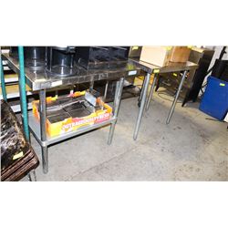 2FT STAINLESS STEEL COMMERCIAL TABLES