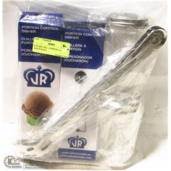 COMMERCIAL RESTAURANT MIXED LOT OF 2 SCOOPS, 2