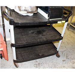 BLACK 3 TIER CART