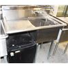 Image 1 : SINGLE WELL S/S COMMERCIAL KITCHEN SINK W/ RUNOFF