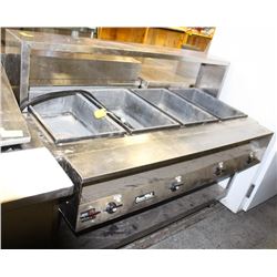SERVE WELL STEAM/WARMING TABLE, 4 TRAY 110 VOLT