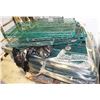 Image 1 : PALLET OF GREEN METRO RACKS
