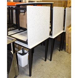 LOT OF 16 DECORATIVE GRANITE TABLES