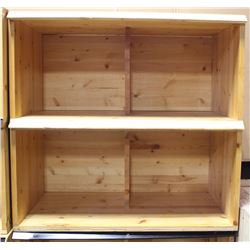 COMMERCIAL GRADE WOOD STORE DISPLAY SHELVING