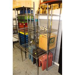 TWO 3 TIER COOLER RACKS