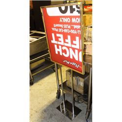 METAL SIGN  HOLDER