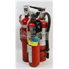Image 1 : 3 ASSORTED FIRE EXTINGUISHERS