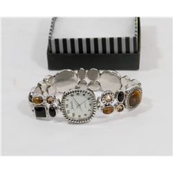 NORVELLE TIGER EYE WATCH.