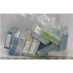 SET OF 11 "PURPLE PEONY" EMPORIUM