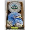 Image 1 : 4 VINTAGE DISNEY WORLD  PLATES