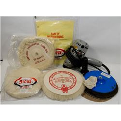 NEW SIOUX POLISHER/SANDER W/ 3 NEW POLISH PADS