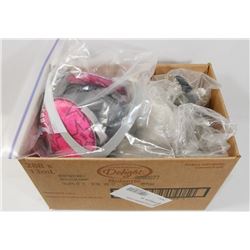 BOX OF RESPIRATORS & MASKS ALL NEW