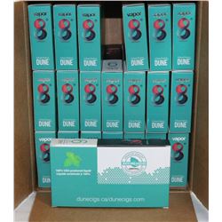 CASE OF 126 DUNE VAPOR MENTHOL FLAVOURED