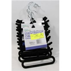 BUNDLE OF NON-SLIP TIE HANGERS