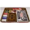 Image 1 : POKER CHIPS AND CARDS LOT.
