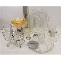 ESTATE BOX OF SERVING DISHES