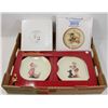 Image 1 : FLAT OF 3 VINTAGE HUMMEL COLLECTOR PLATES WITH 2