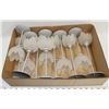 Image 1 : FLAT OF DECORATIVE LEAF CANDLE HOLDERS