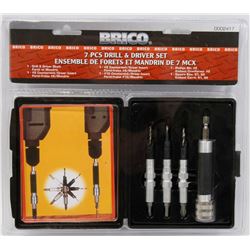 NEW 7PCS DRILL & DRIVER SET