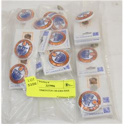 BAG OF EDMONTON OILERS PINS