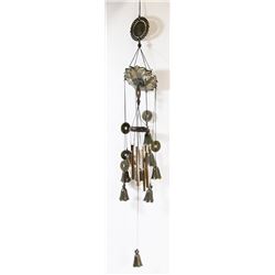 TEMPLE BELL & LUCKY COIN WIND CHIME