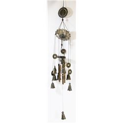 TEMPLE BELL & LUCKY COIN WIND CHIME