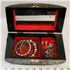Image 1 : JEWELRY BOX WITH CONTENTS