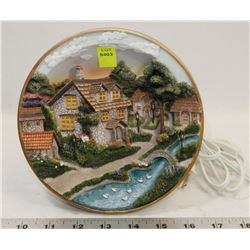 DECORATIVE PLATE SHAPE LAMP