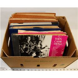 BOX OF 1930S-50S 78 RPM RECORDS INCL JAZZ,